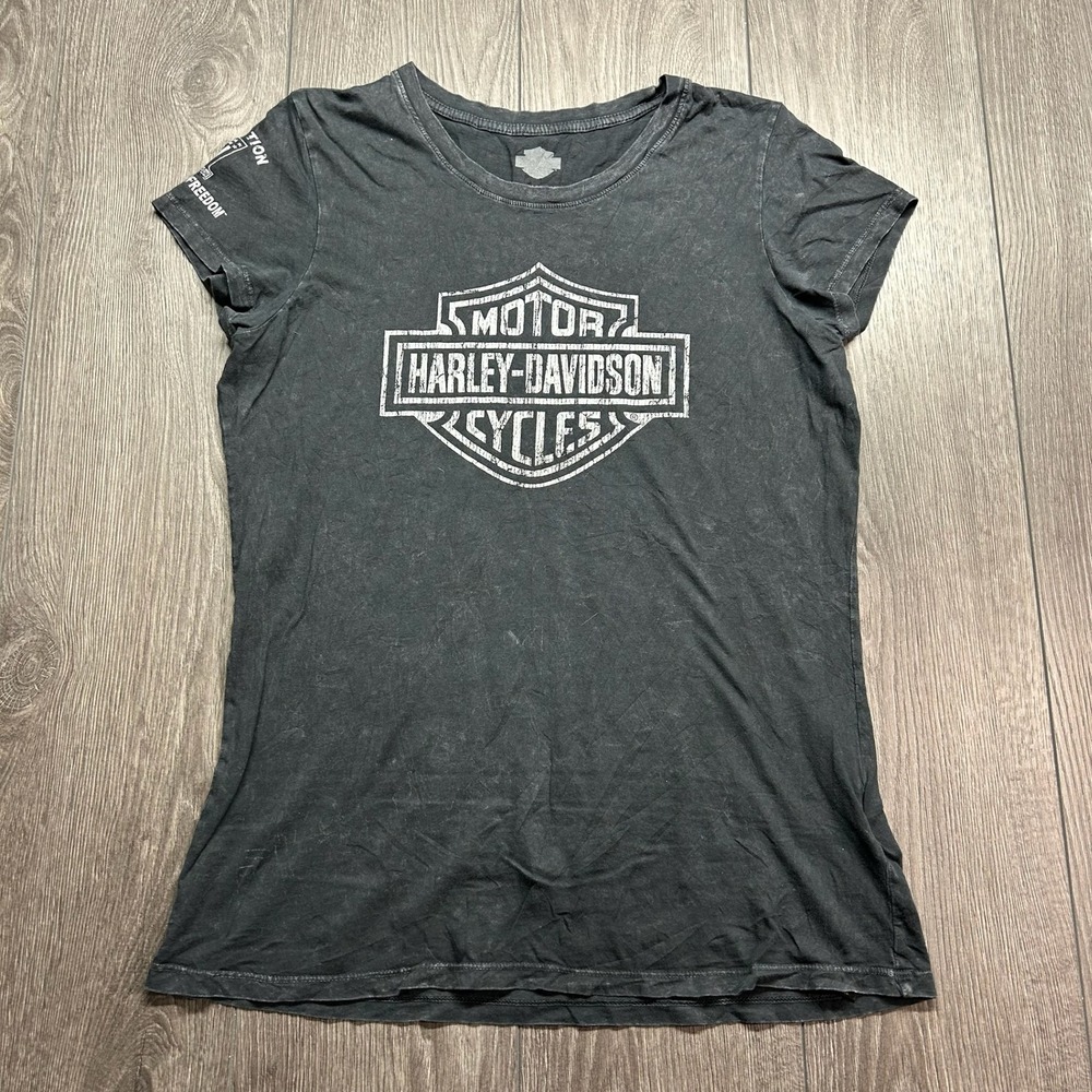 Harley-Davidson Wounded Warrior Project Graphic T-Shirt Black XL Made in USA